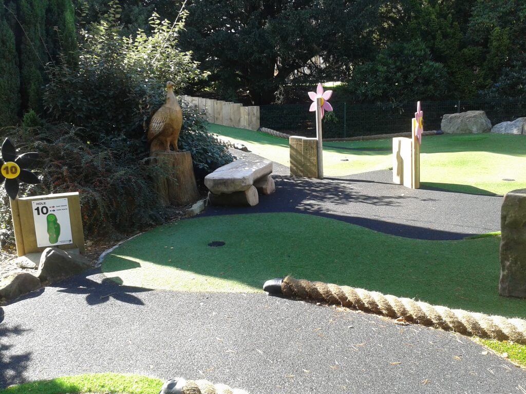 Adventure Golf course at Walton Hall and Gardens