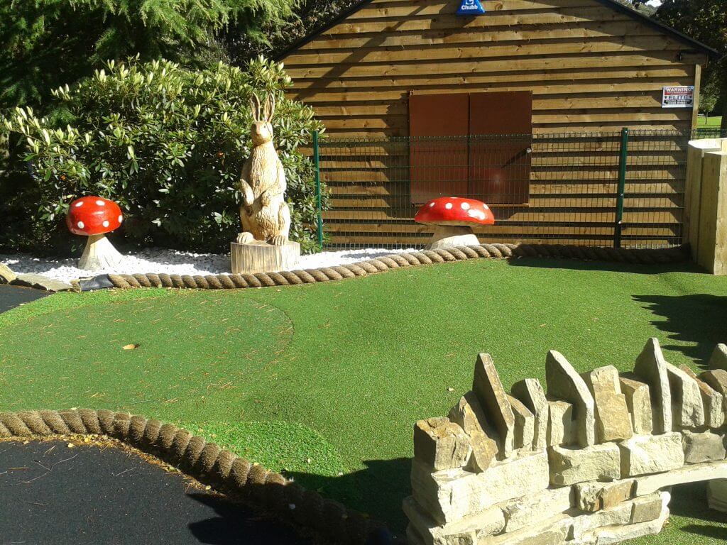 The Adventure Golf course at Walton Hall and Gardens