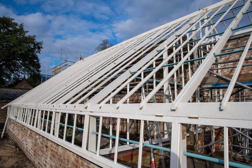 A picture of the reinstalled timer of the conservatory glasshouses