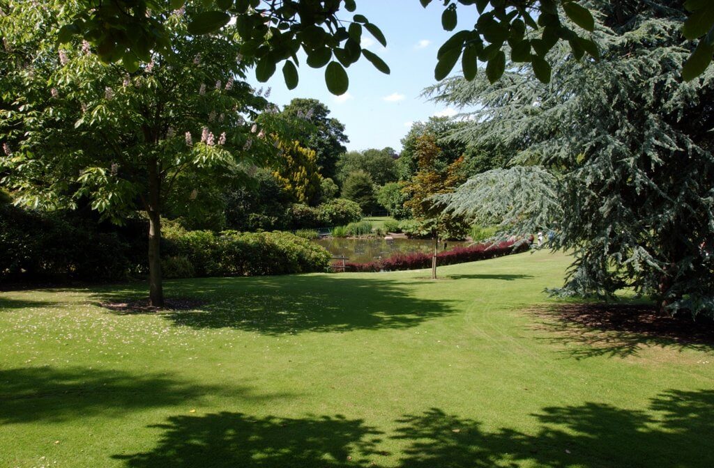 The beautiful grounds of Walton Hall and Gardens