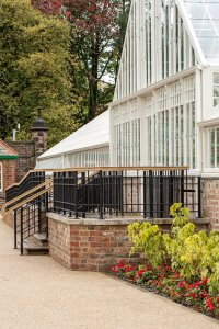 A side view of conservatory and shippon now a place of learning