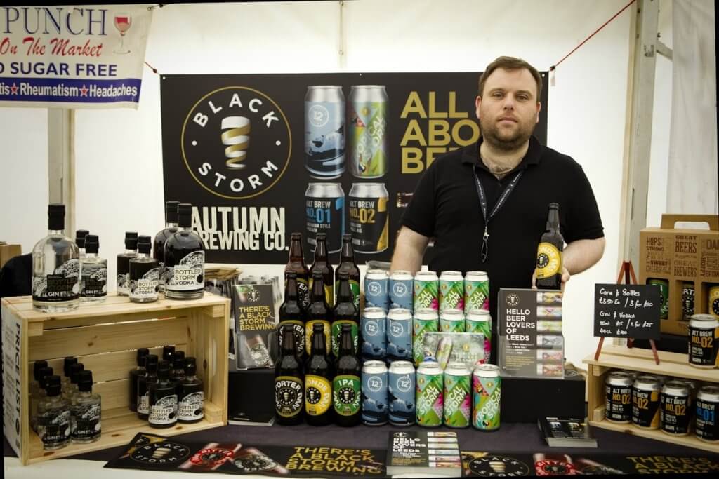 A beer stall at Walton Hall and Gardens Food Festival