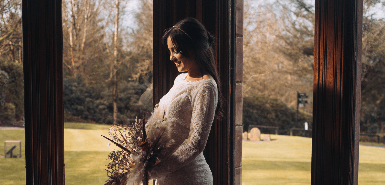 Bride at Warrington's Walton Hall and Gardens