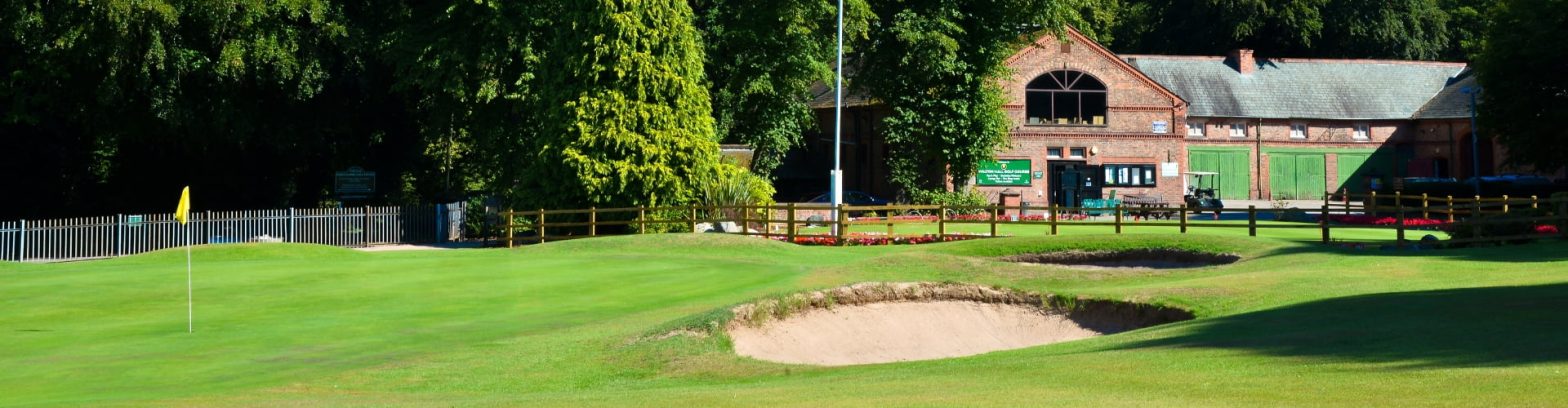 Walton Hall Golf Course - 18 Tee and Clubhouse