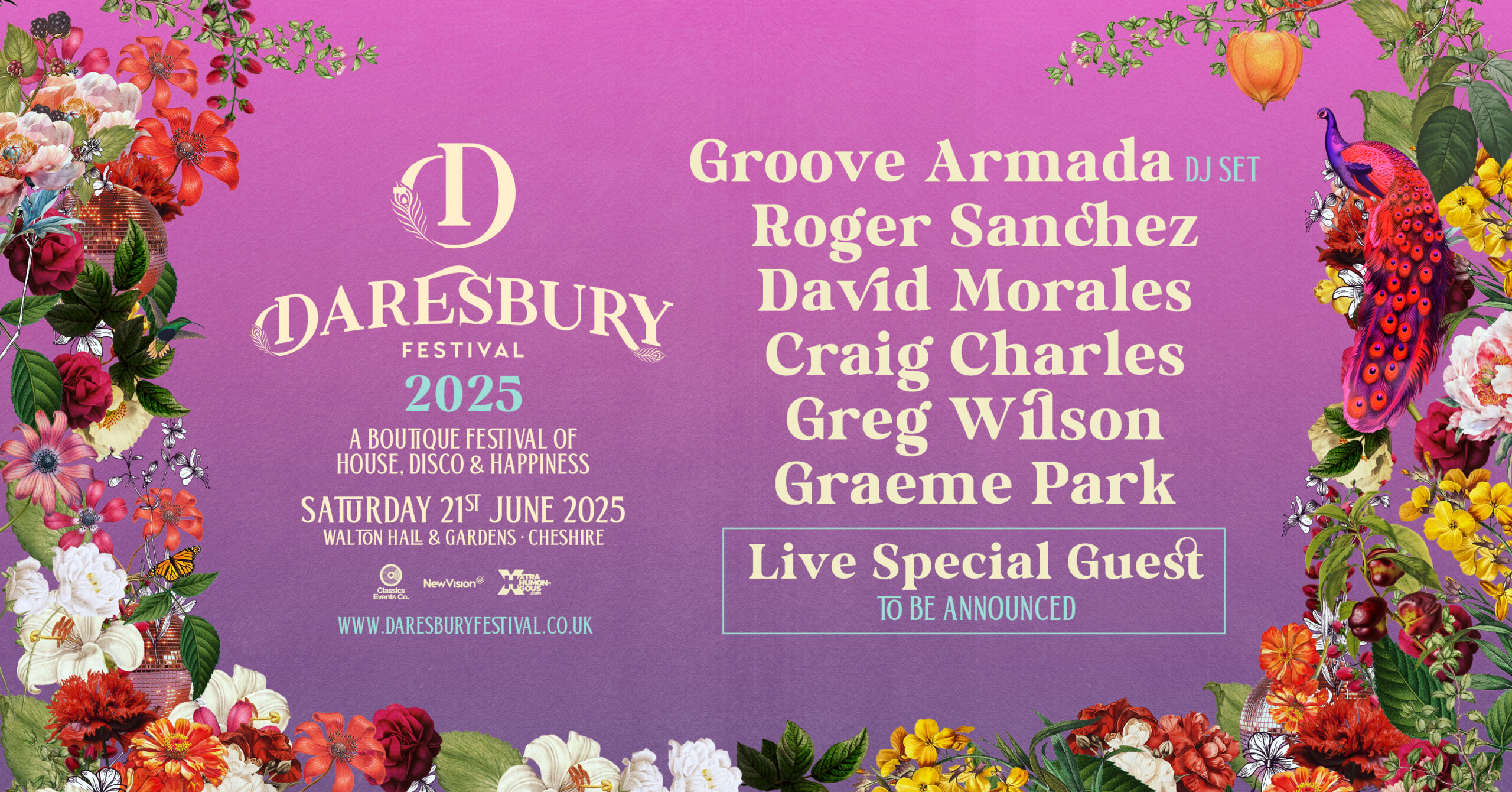 Lineup for Daresbury Festival 2025 has been revealed Walton Hall and Gardens