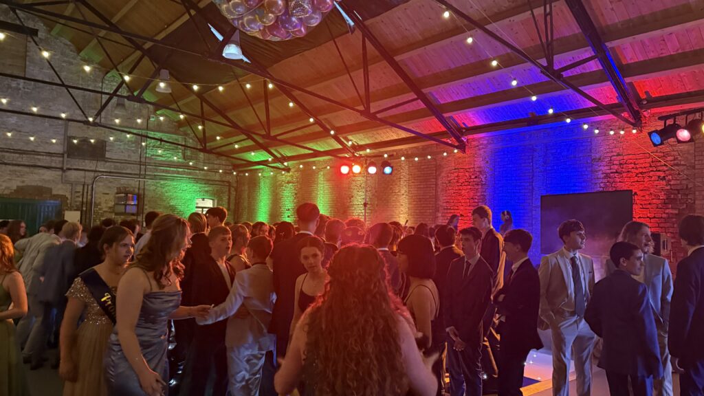 The Old Riding School plays host to a High School Prom.