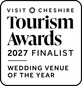 logo for the Visit Cheshire Tourism Awards 2027 finalist for the wedding venue of the year